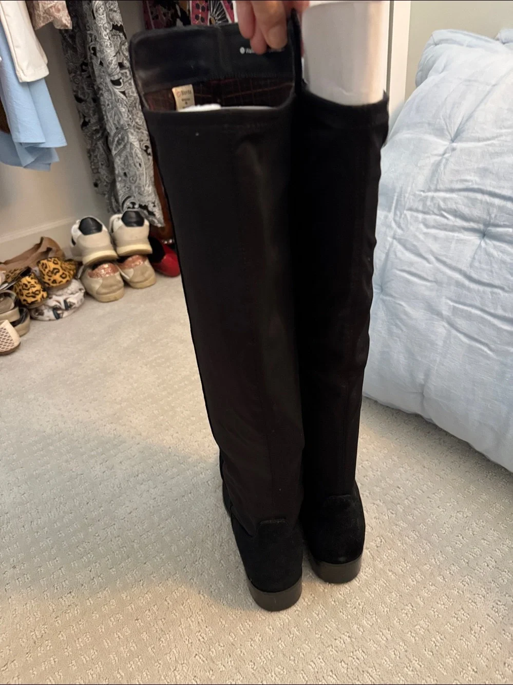 Blondo Over Knee Black Boots